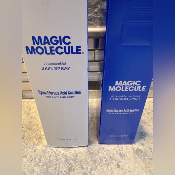 NIB Magic Molecule Antimicrobial Skin Spray 8oz & Hydrogel Spray 3.4oz Duo - Picture 4 of 8